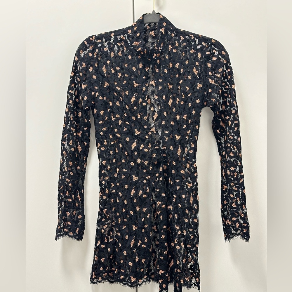 NWT Agent provocateur black lace kimono